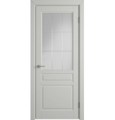 Дверь межкомнатная крашенная эмалью STOCKHOLM PO Серый